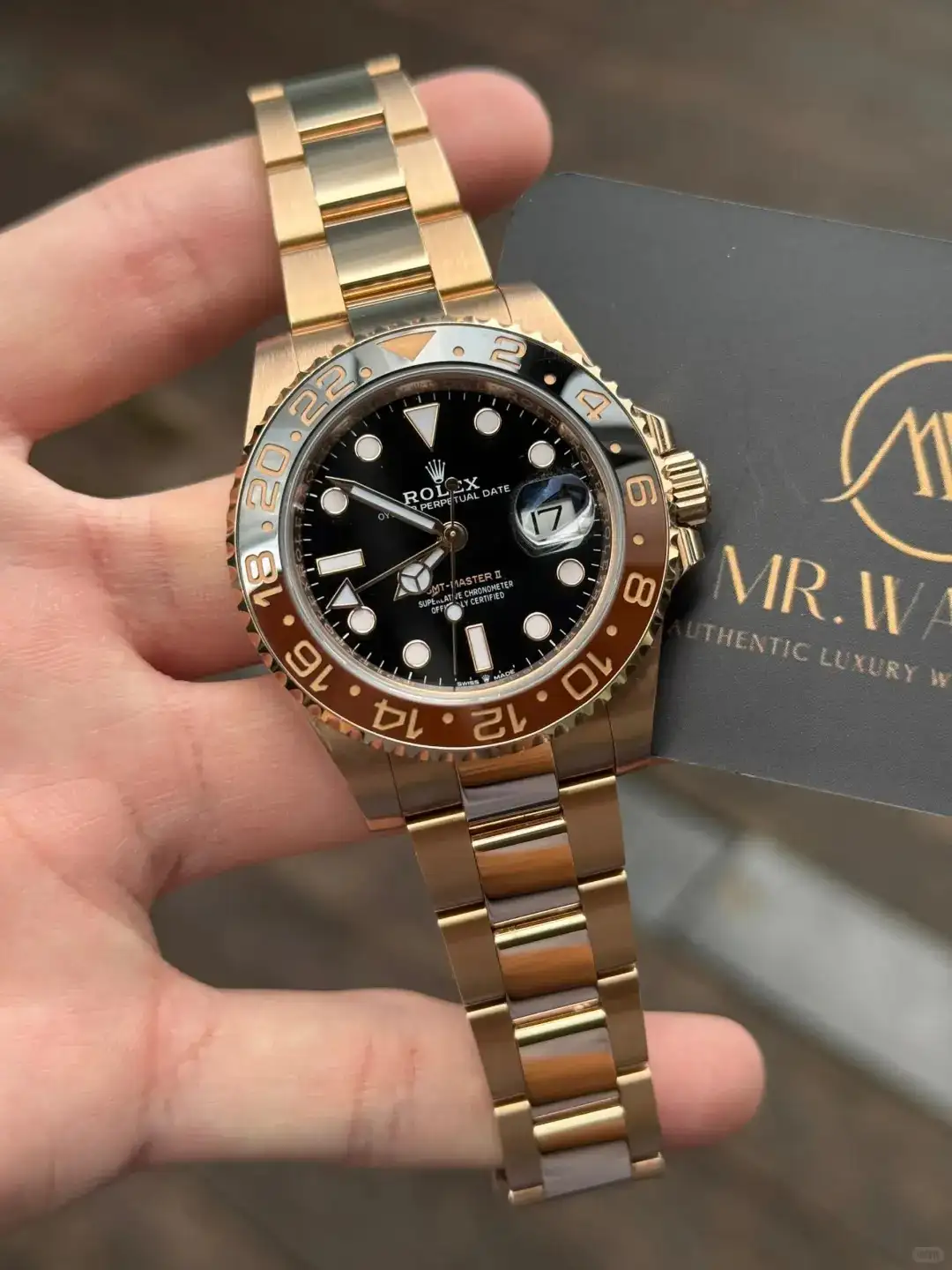 Rolex GMT-Master II Oyster 40 mm Everose gold 126715CHNR - Image 3