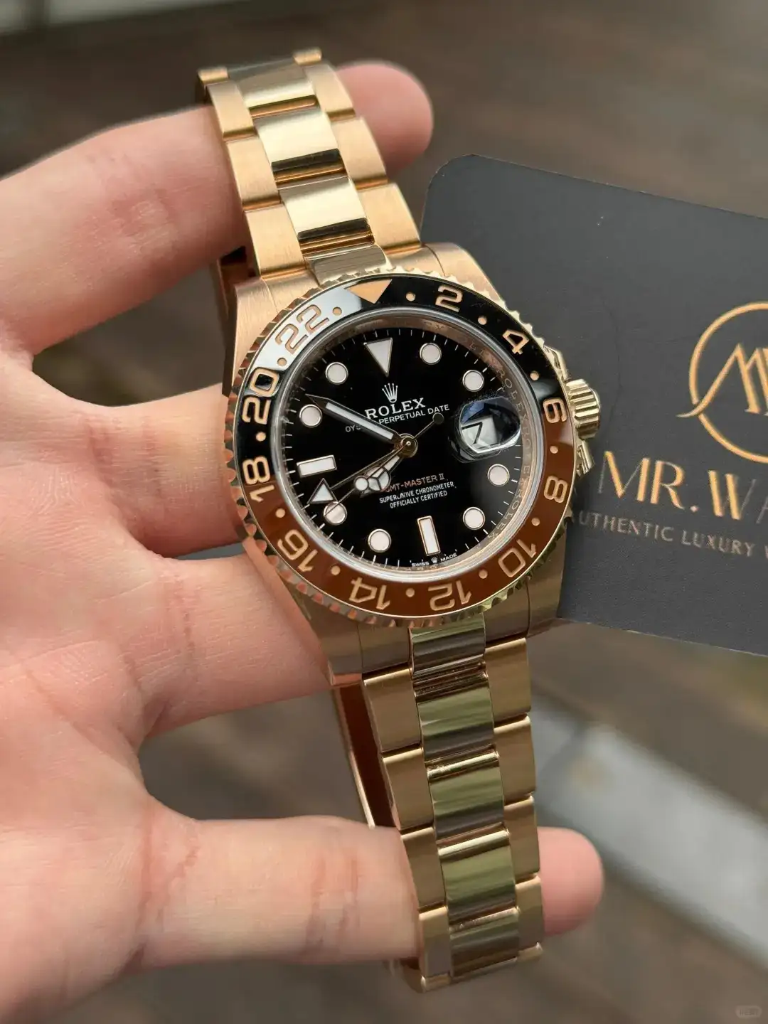 Rolex GMT-Master II Oyster 40 mm Everose gold 126715CHNR - Image 6