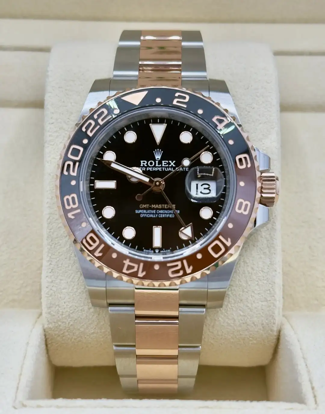 Rolex GMT-Master II Oyster 40 mm Oystersteel and Everose gold 126711CHNR - Image 3