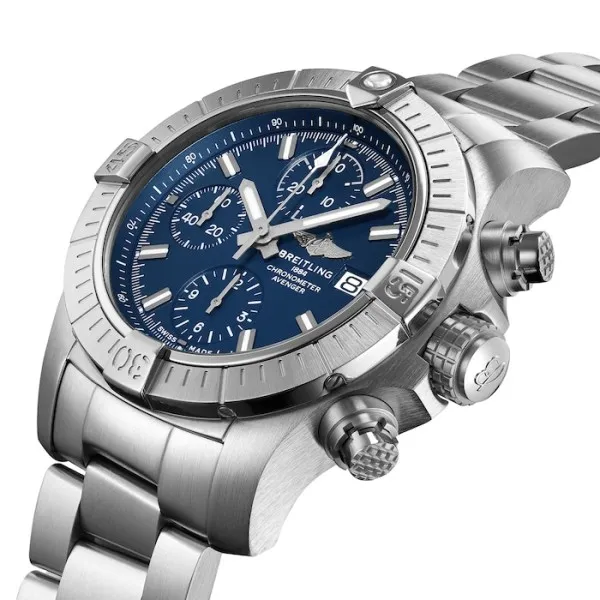Breitling Avenger Men Automatic Blue Stainless Steel Watch A13385101C1A1 - Image 2