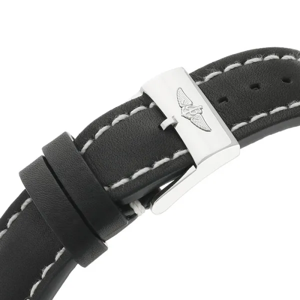 Breitling Navitimer Men Automatic Black Leather Watch AB0121211B1X1 - Image 5