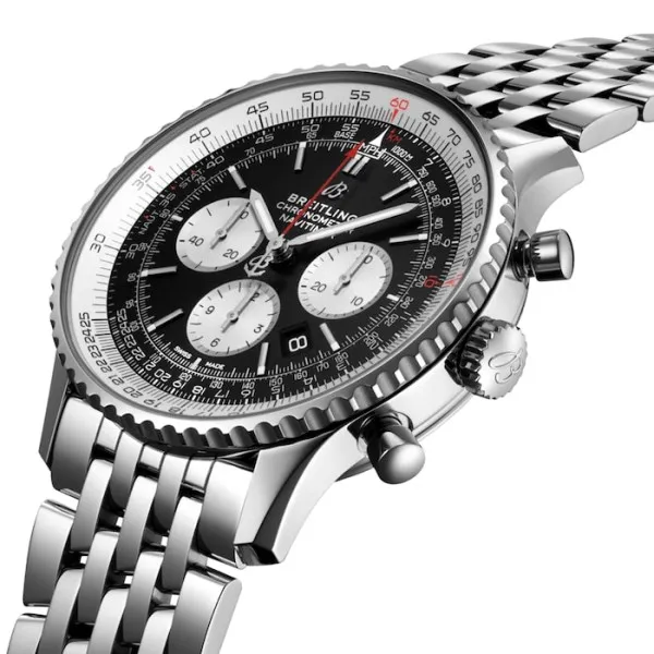 Breitling Navitimer Men Automatic Black Stainless Steel Watch AB0127211B1A1 - Image 2
