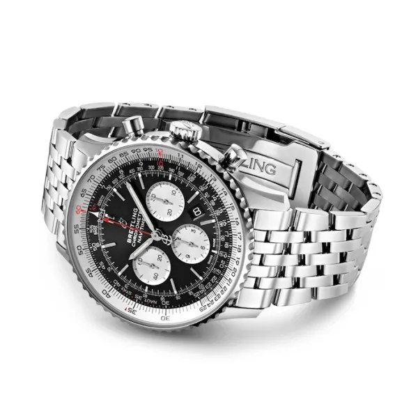 Breitling Navitimer Men Automatic Black Stainless Steel Watch AB0127211B1A1 - Image 3