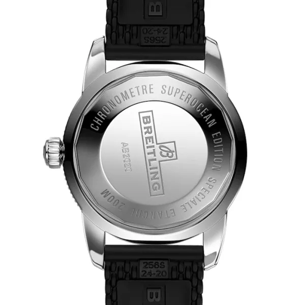 Breitling Superocean Heritage Men Automatic Black Rubber Watch AB2020121B1S1 - Image 4