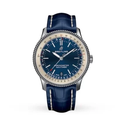 Breitling Navitimer Men Automatic Blue Alligator Watch A17325211C1P3