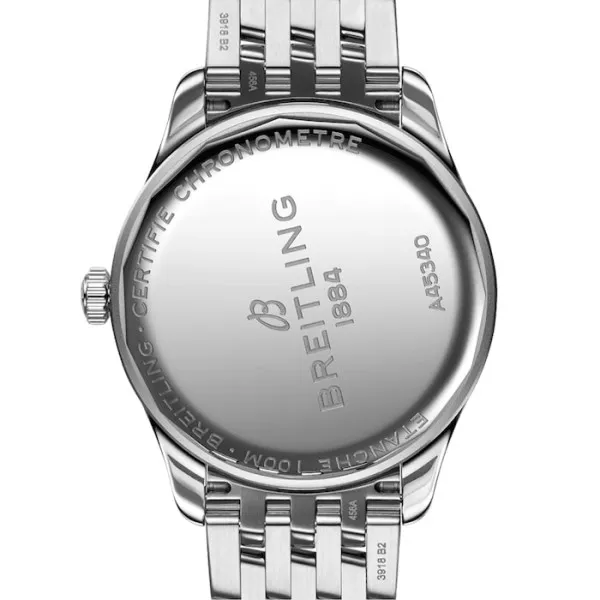 Breitling Premier Men Automatic Black Stainless Steel Watch A45340241B1A1 - Image 4