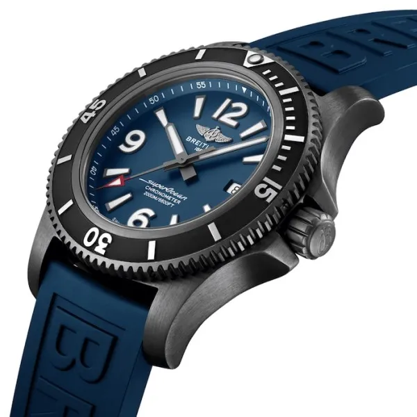 Breitling Superocean Men Automatic Blue Rubber Watch M17368D71C1S1 - Image 3