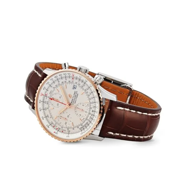 Breitling Navitimer Men Automatic Silver Leather Watch U13324211G1P2 - Image 2