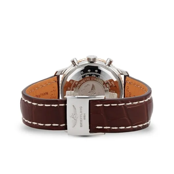 Breitling Navitimer Men Automatic Silver Leather Watch U13324211G1P2 - Image 3