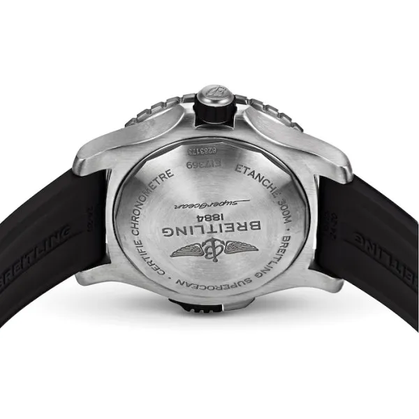 Breitling Superocean Men Automatic Yellow Rubber Watch E17369241I1S1 - Image 4