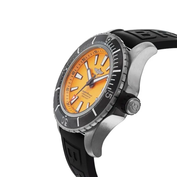 Breitling Superocean Men Automatic Yellow Rubber Watch E17369241I1S1 - Image 6