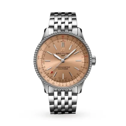 Breitling Navitimer Women Automatic Brown Stainless Steel Watch A17395201K1A1