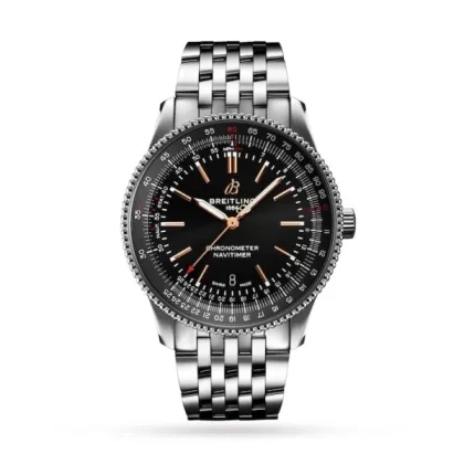 Breitling Navitimer Men Automatic Black Stainless Steel Watch A17326241B1A1