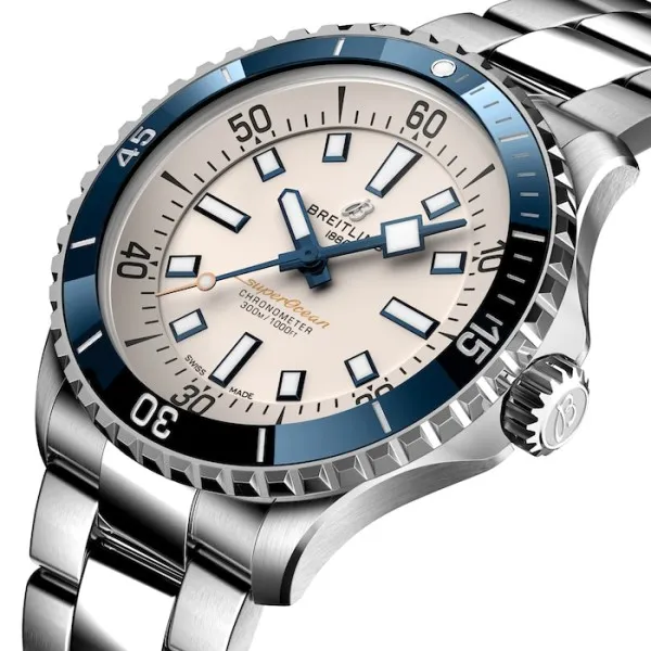 Breitling Superocean Men Automatic Silver Stainless Steel Watch A17375E71G1A1 - Image 3