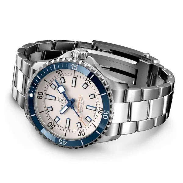 Breitling Superocean Men Automatic Silver Stainless Steel Watch A17375E71G1A1 - Image 4
