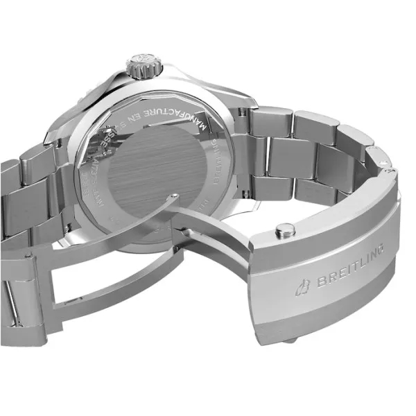 Breitling Superocean Men Automatic Silver Stainless Steel Watch A17375E71G1A1 - Image 5