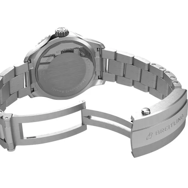 Breitling Superocean Unisex Automatic Turquoise Stainless Steel Watch A17377211C1A1 - Image 5