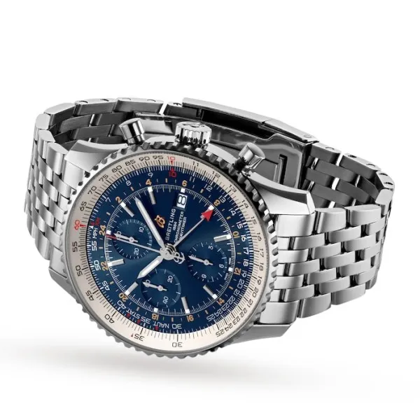 Breitling Navitimer Men Automatic Blue Stainless Steel Watch A24322121C2A1 - Image 3