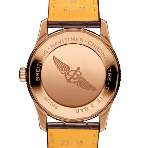 Breitling Navitimer Men Automatic Silver Alligator Watch R17326211G1P1 - Image 3