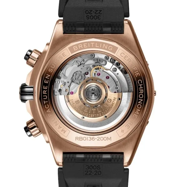 Breitling Chronomat Men Automatic Green Rubber Watch RB01361A1L1S1 - Image 4