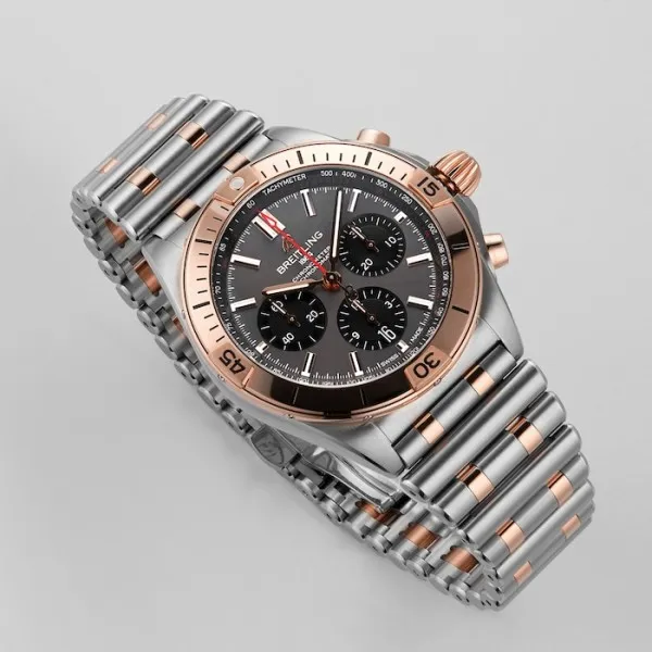 Breitling Chronomat Men Automatic Grey Bicoloured Watch UB0134101B1U1 - Image 2