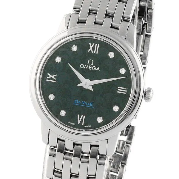Omega De Ville Women Quartz Blue Stainless Steel Watch O42410276053003 - Image 3