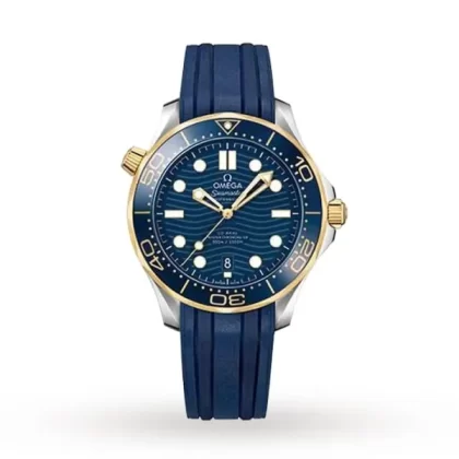 Omega Seamaster Men Automatic Blue Rubber Watch O21022422003001