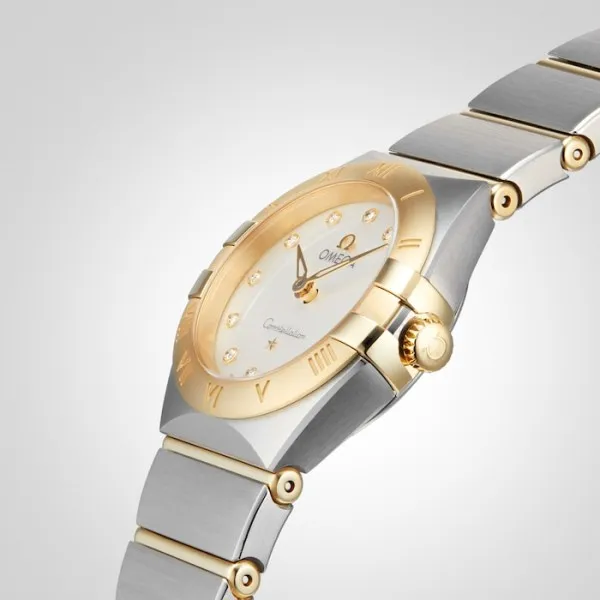 Omega Constellation Women Quartz Mother of Pearl Stainless Steel Watch O13120256055002 - Image 5