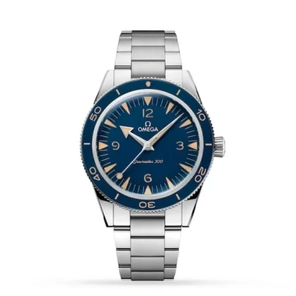 Omega Seamaster Men Automatic Blue Stainless Steel Watch O23430412103001