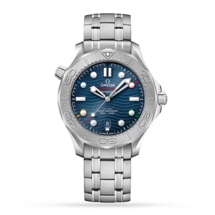 Omega Seamaster Men Automatic Blue Stainless Steel Watch O52230422003001