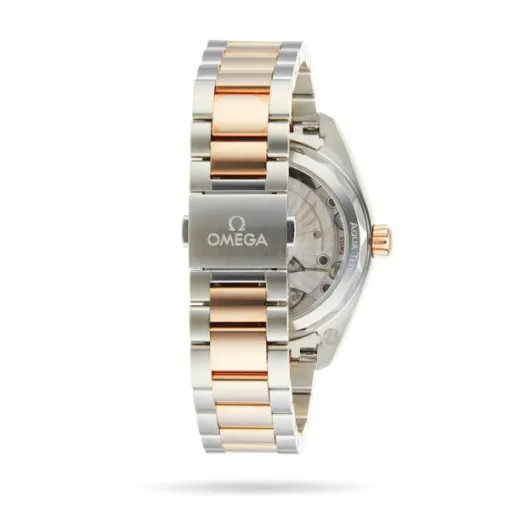 Omega Seamaster Women Automatic Beige Stainless Steel & 18ct Rose Gold Watch O22020342059001 - Image 5