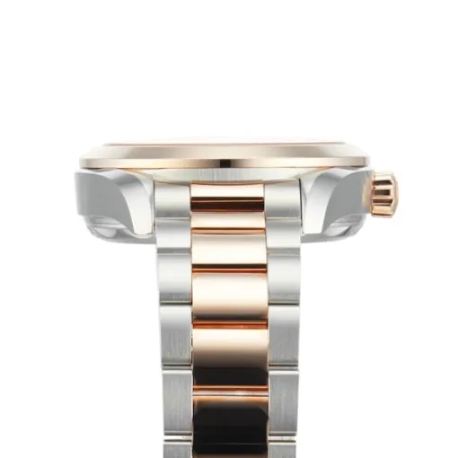 Omega Seamaster Women Automatic Beige Stainless Steel & 18ct Rose Gold Watch O22020342059001 - Image 3