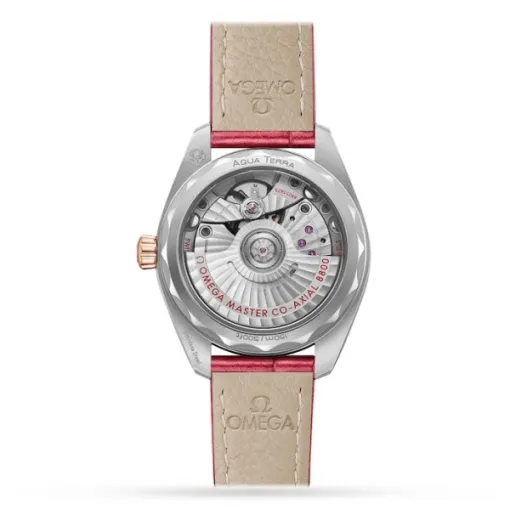 Omega Seamaster Women Automatic Grey Alligator Watch O22028342060001 - Image 2