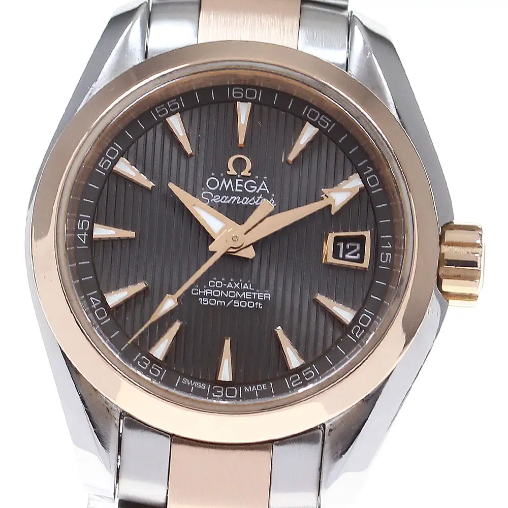 Omega Seamaster Aqua Terra Men Automatic Brown Bicoloured Watch O22020412106001 - Image 2