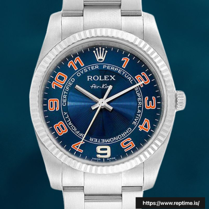 Rolex Air-king Men’s 36mm 114234BLAO Swiss Replica Watch
