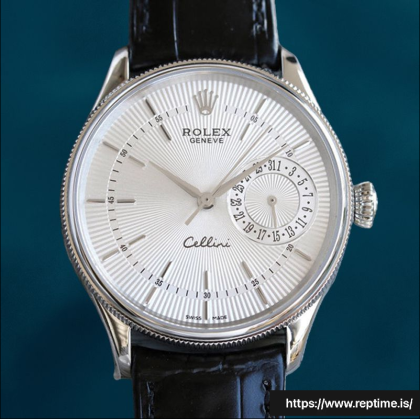 Rolex Cellini Men’s 39mm m50519-0006 Silver-tone Stainless Steel Swiss Replica Watch