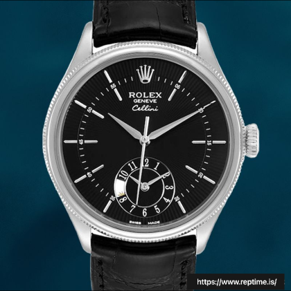 Rolex Cellini 39mm Men’s m50529-0007 Silver-tone Black Dial