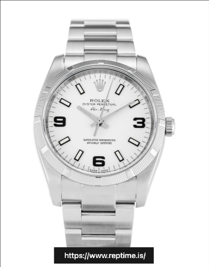 Rolex Air-King Automatic White 114210 34MM