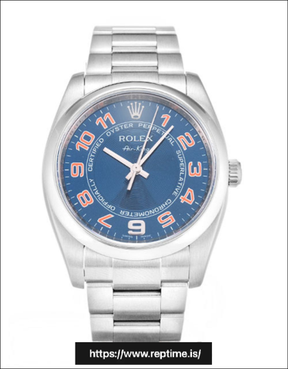 Rolex Air-King Automatic Blue 114200 34MM
