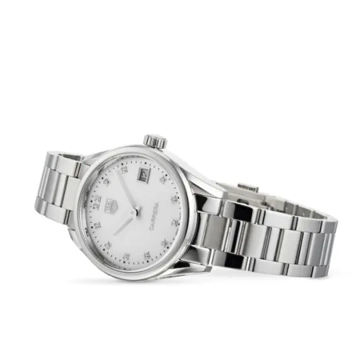 TAG Heuer Carrera Women Quartz Mother of Pearl Stainless Steel Watch WAR1314.BA0778 - Image 2
