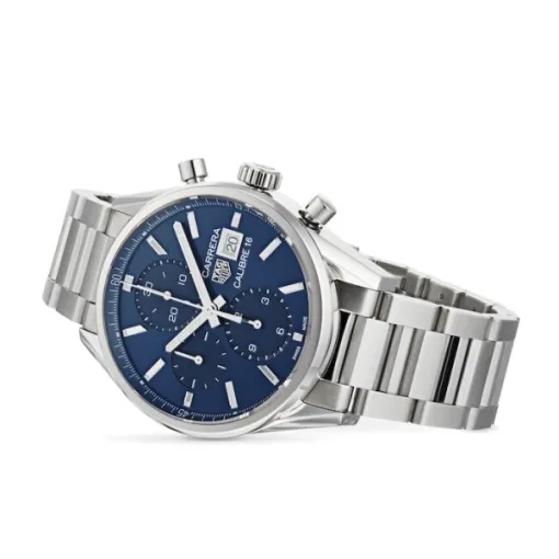 TAG Heuer Carrera Men Automatic Blue Stainless Steel Watch CBK2112.BA0715 - Image 2