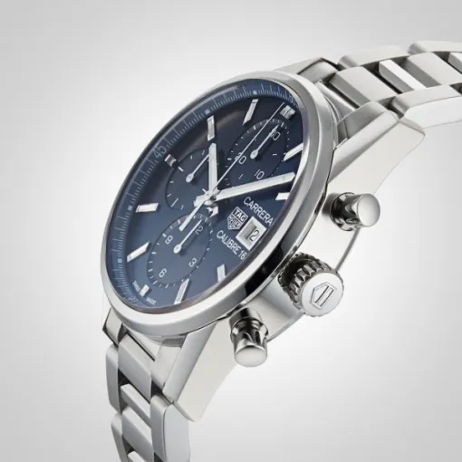 TAG Heuer Carrera Men Automatic Blue Stainless Steel Watch CBK2112.BA0715 - Image 6