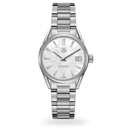 TAG Heuer Carrera Quartz White Stainless Steel Watch WAR1311.BA0778