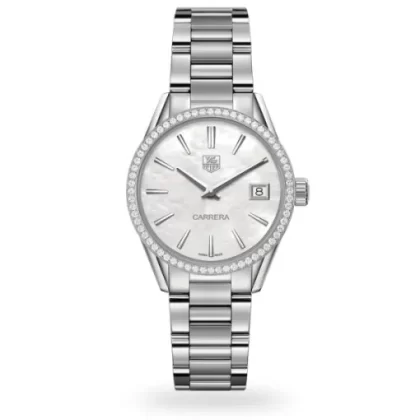 TAG Heuer Carrera Quartz White Stainless Steel Watch WAR1315.BA0778