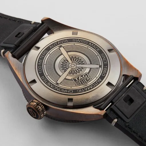 TAG Heuer Autavia Men Automatic Brown Leather Watch WBE5191.FC8276 - Image 5