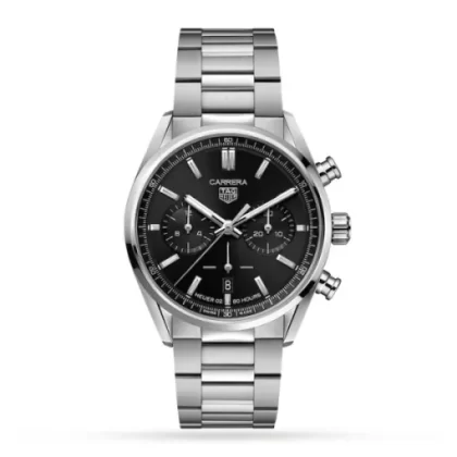 TAG Heuer Carrera Men Automatic Black Stainless Steel Watch CBN2010.BA0642