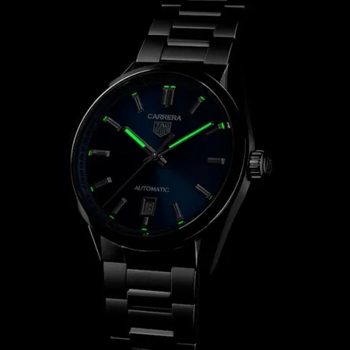 TAG Heuer Carrera Men Automatic Blue Stainless Steel Watch WBN2112.BA0639 - Image 6