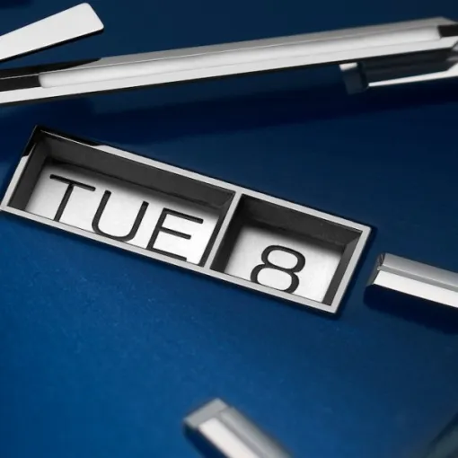 TAG Heuer Carrera Men Automatic Blue Alligator Watch WBN2012.FC6502 - Image 4