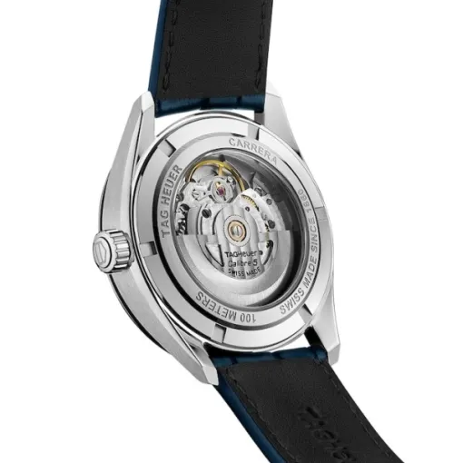TAG Heuer Carrera Men Automatic Blue Alligator Watch WBN2112.FC6504 - Image 4