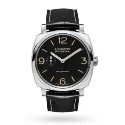 Panerai Radiomir Men Automatic Black Alligator Watch PAM00572